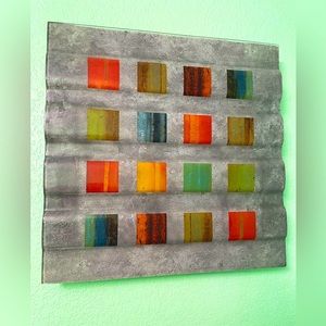 Glass wall decor